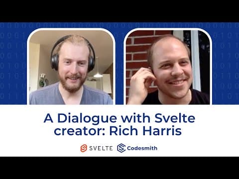 A Dialogue with Svelte Creator: Rich Harris
