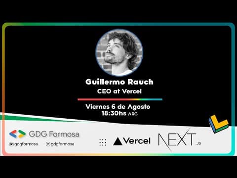 GDGFORMOSA - Guillermo Rauch  CEO at Vercel