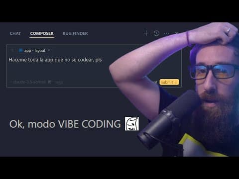Hacemos vibe coding para desarrollar una aplicación sin programar nada