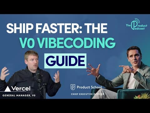 Vercel V0 GM on Transforming Developer Workflows to Ship Faster