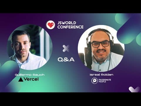Interview with Guillermo Rauch from Vercel by Passionate People