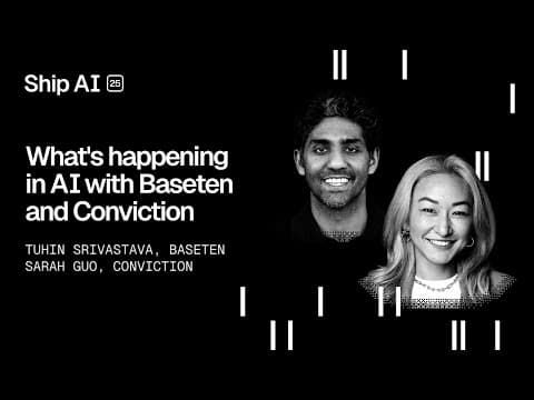 What's happening in AI with Baseten and Conviction