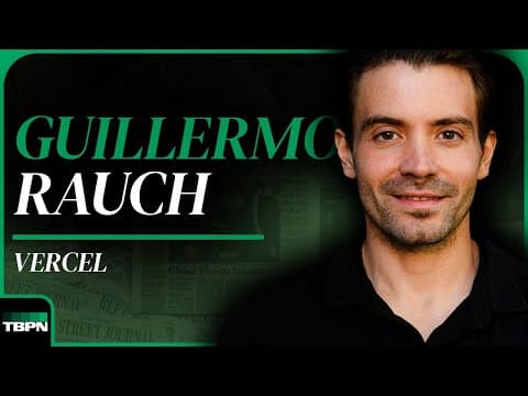 Guillermo Rauch on the Next.js Drama, AI-Driven Dev, Vercel’s v0, and the Future of Frontend.