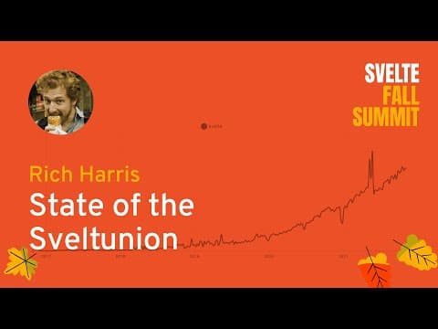 Rich Harris - State of the Sveltunion (5 Years of Svelte)