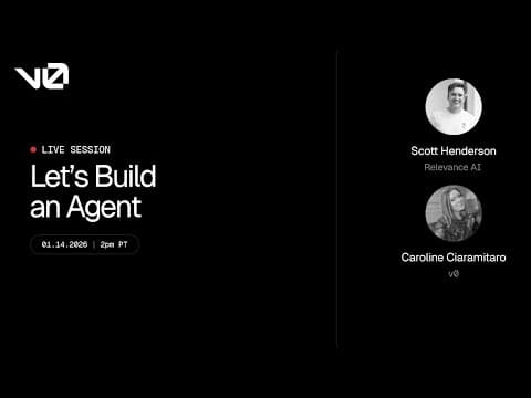 v0 Power Hour: Let’s Build an Agent