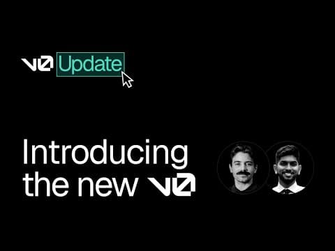 Important announcement from the v0 team
