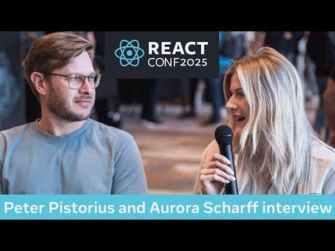 Peter Pistorius and Aurora Scharff interview