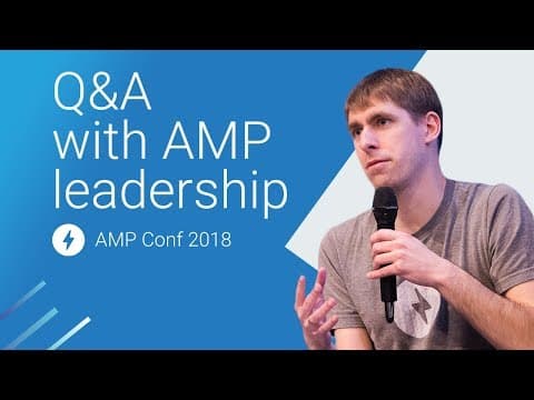Q&A with the AMP leadership (AMP Conf 2018)