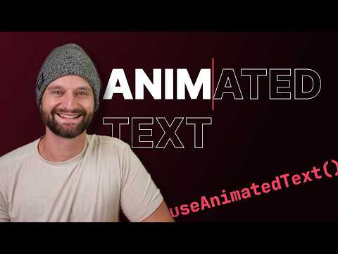 Animate streaming text with a one-line hook