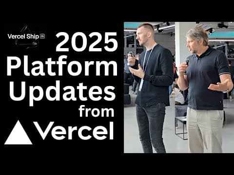Are Developers Getting a BETTER Experience on Vercel in 2025? (with Malte Ubl & Lee Robinson)