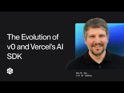 The Evolution of v0 and Vercel's AI SDK with Malte Ubl