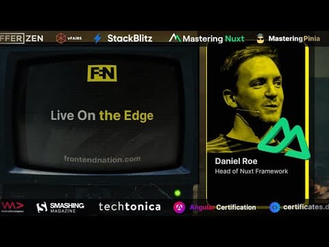 Frontend Nation 2024: Daniel Roe - 🚨 Live On the Edge 🚨