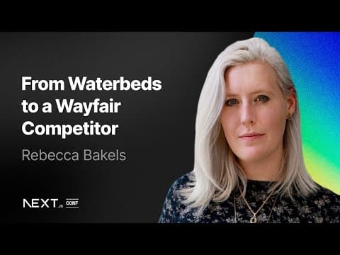 Rebecca Bakels: From waterbeds to a Wayfair competitor