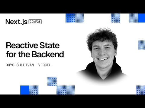 Reactive state for the backend